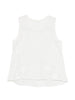 Maurizio - Women's White Floral Embroidered Vest Top