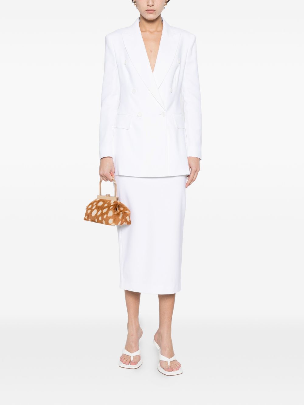 Pagella giacca doppiopetto in bianco Maxmara - donna 