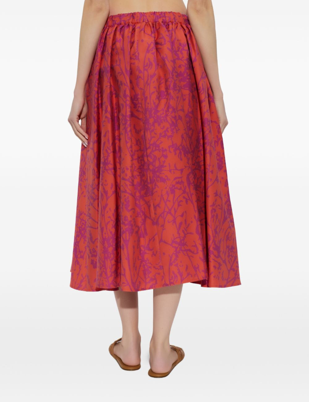 Gonna Berlina con stampa florale multicolor in Max Mara - donna 