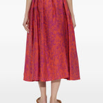 Gonna Berlina con stampa florale multicolor in Max Mara - donna 