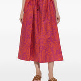 Gonna Berlina con stampa florale multicolor in Max Mara - donna 