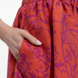 Gonna Berlina con stampa florale multicolor in Max Mara - donna 