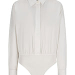 Camicia body in popeline aere in bianco Maxmara - donna 