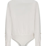 Camicia body in popeline aere in bianco Maxmara - donna 
