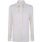 Camicia Colmo con collo lavalliere in avorio Max Mara - donna 