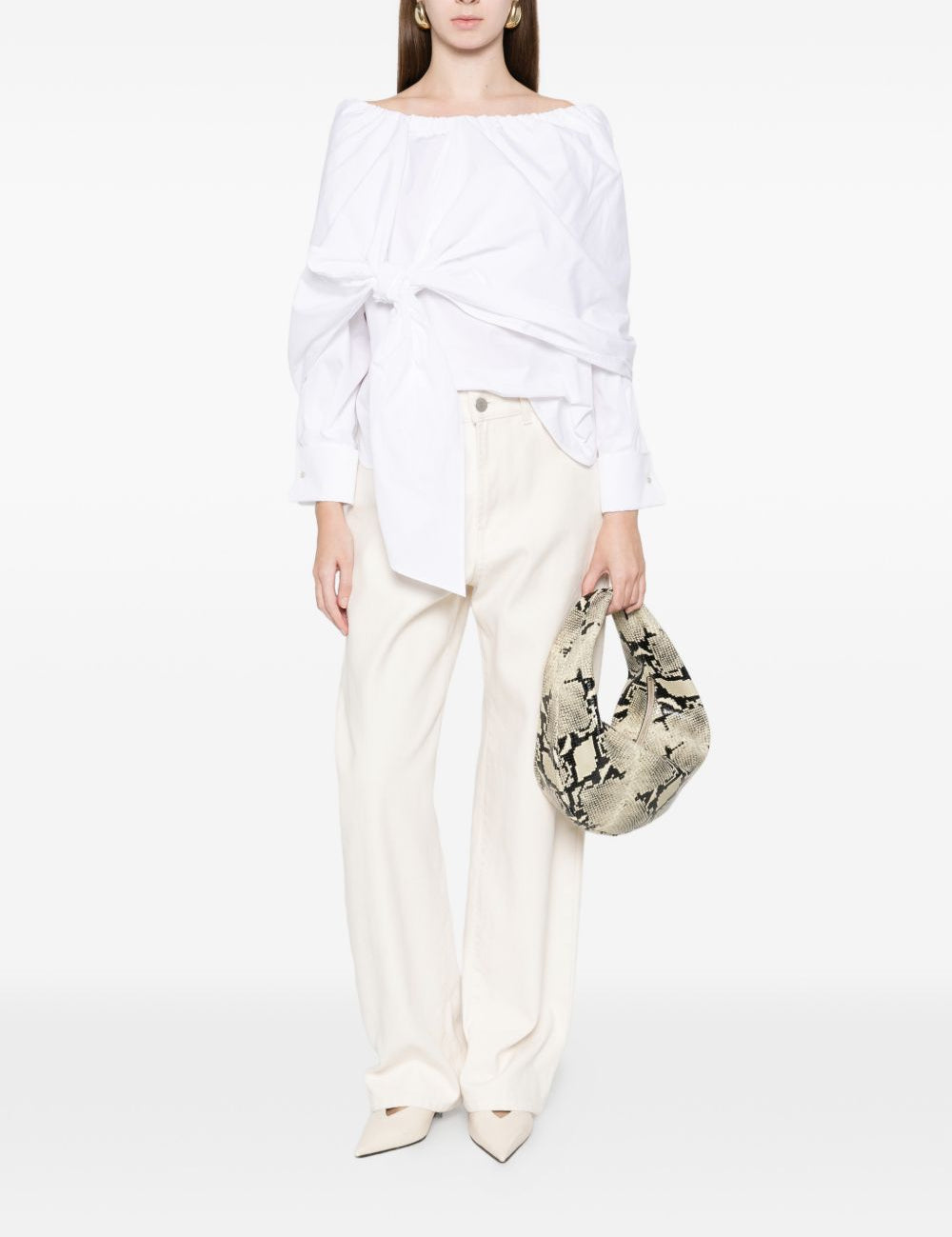 Camicia curvone in bianco Max Mara - donna 