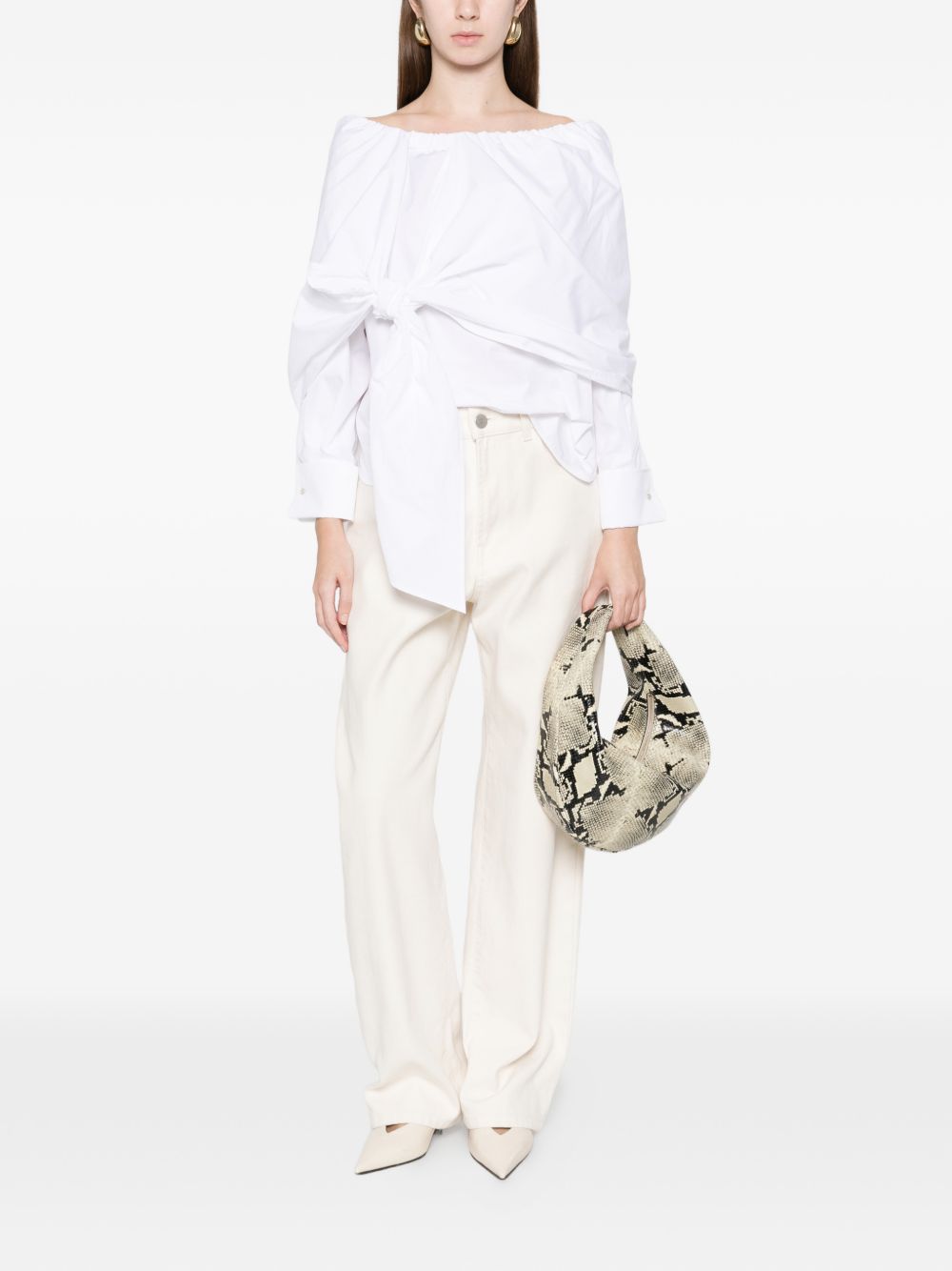 Camicia curvone in bianco Max Mara - donna 