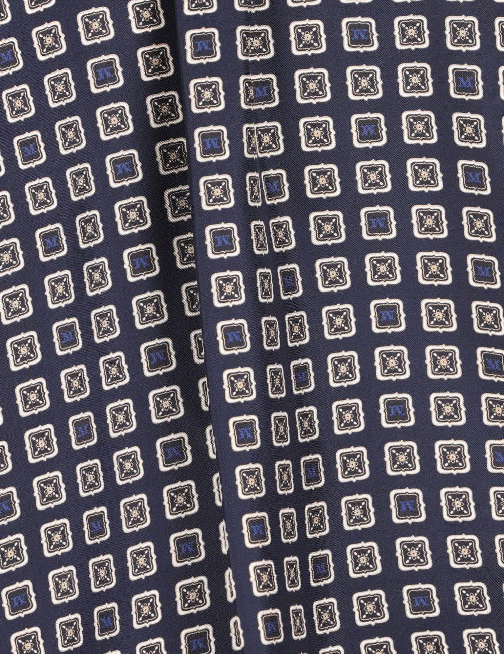 Camicia a fantasia disco in blu Maxmara - donna 