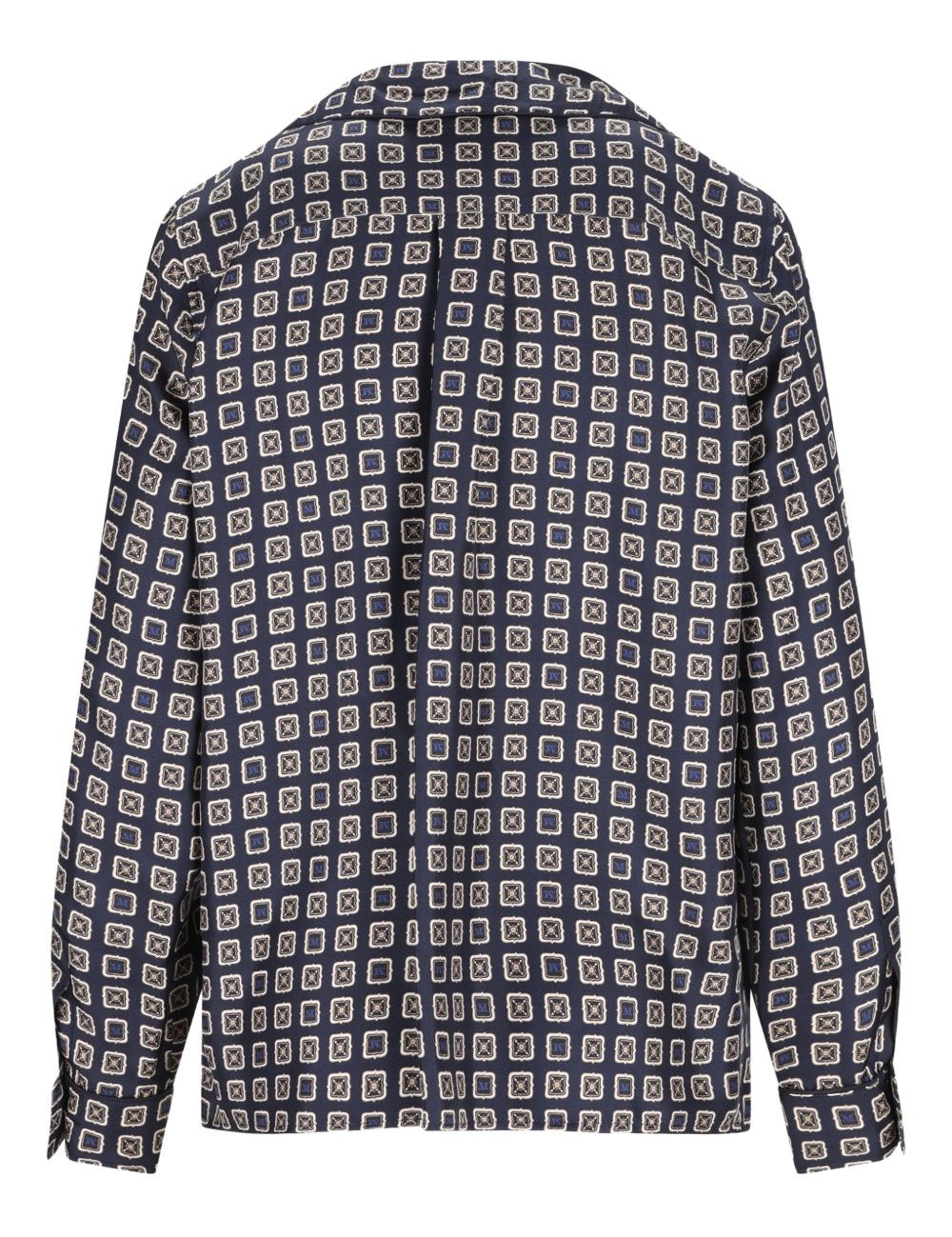 Camicia a fantasia disco in blu Maxmara - donna 