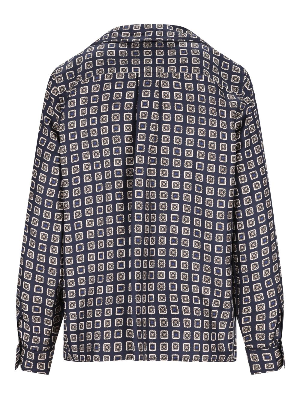 Camicia a fantasia disco in blu Maxmara - donna 