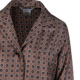 Camicia semiaderente in seta stampata disco in grigio Maxmara - donna 