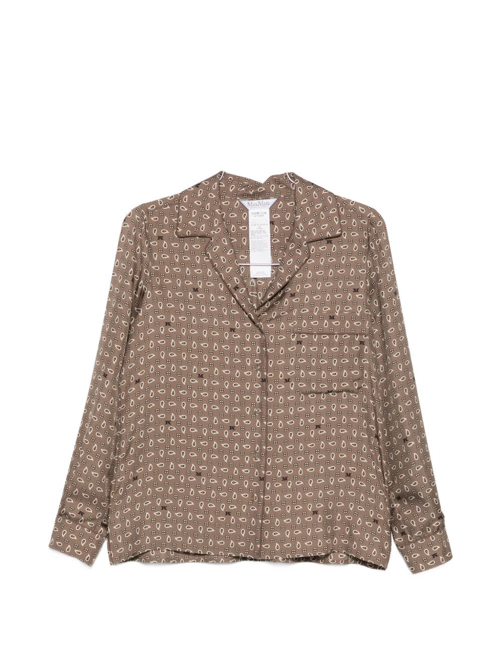 Camicia monogram Disco in marrone maxmara - donna 