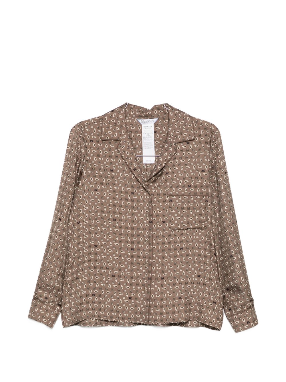 Camicia monogram Disco in marrone maxmara - donna 