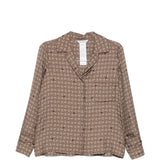 Camicia monogram Disco in marrone maxmara - donna 
