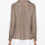 Camicia monogram Disco in marrone maxmara - donna 