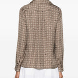 Camicia monogram Disco in marrone maxmara - donna 