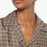 Camicia monogram Disco in marrone maxmara - donna 