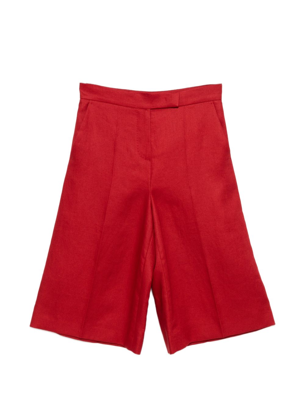 Bermuda Kaki in lino in rosso Maxmara - donna 