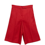 Bermuda Kaki in lino in rosso Maxmara - donna 