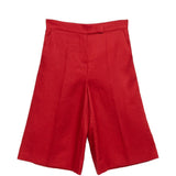 Bermuda Kaki in lino in rosso Maxmara - donna 