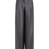 Pantaloni vischio con stampa grafica in blu Maxmara - donna 