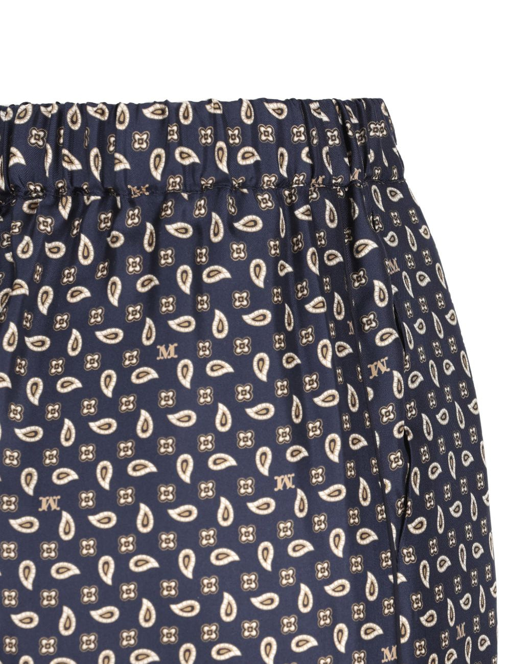 Pantaloni vischio con stampa grafica in blu Maxmara - donna 