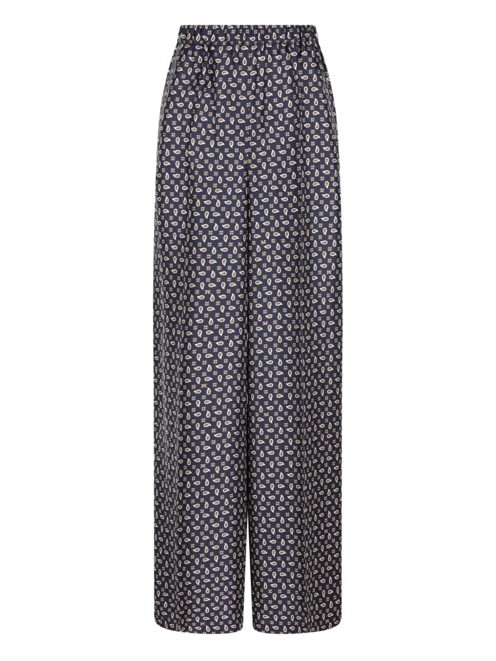 Pantaloni vischio con stampa grafica in blu Maxmara - donna 
