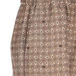 Pantaloni elasticizzati con fantasia in marrone Maxmara - donna 