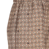 Pantaloni elasticizzati con fantasia in marrone Maxmara - donna 