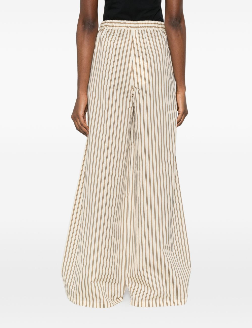 Pantaloni Ordine a righe in marrone Maxmara - donna 