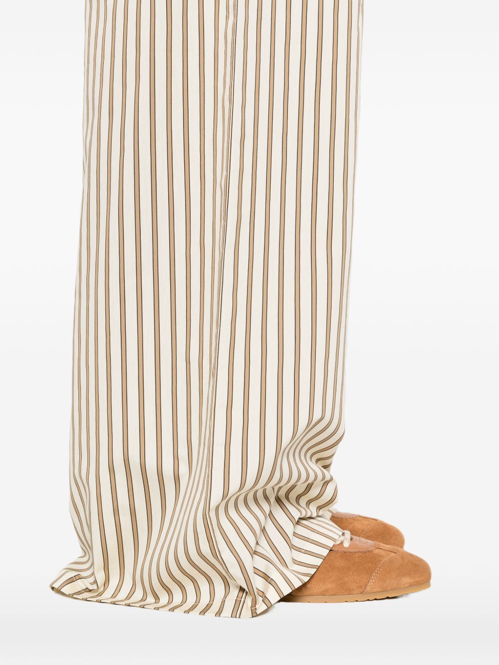Pantaloni Ordine a righe in marrone Maxmara - donna 