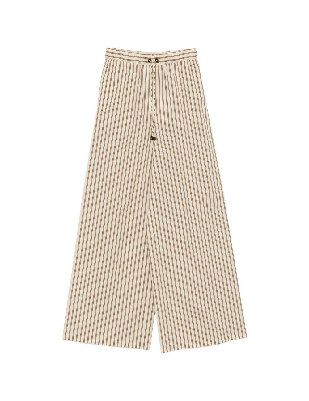 Pantaloni Ordine a righe in marrone Maxmara - donna 