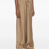 Pantaloni Clarino a gamba ampia in marrone Maxmara - donna 