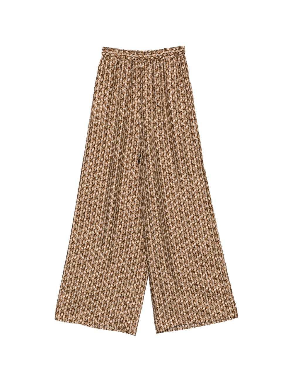 Pantaloni Clarino a gamba ampia in marrone Maxmara - donna 
