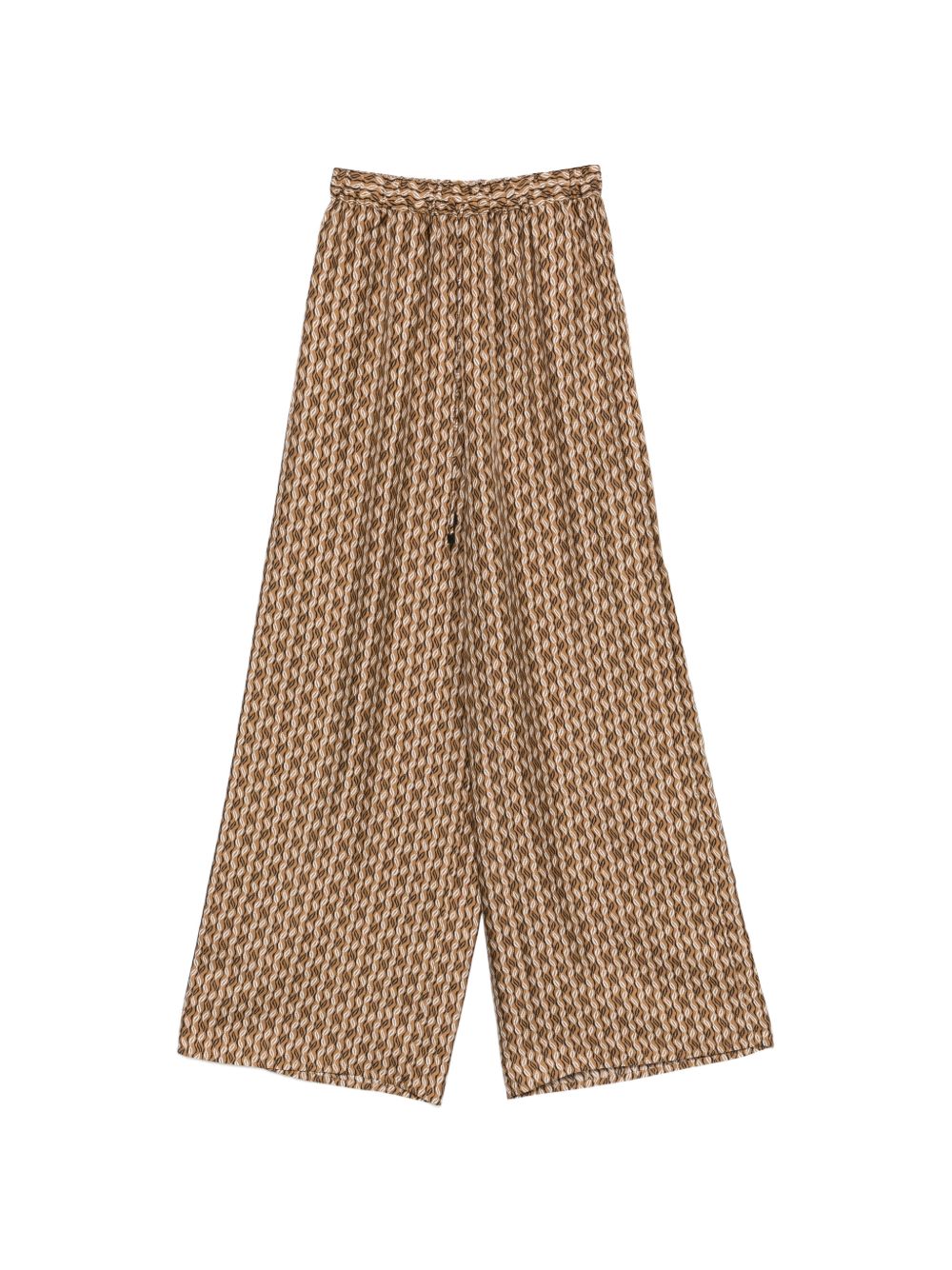 Pantaloni Clarino a gamba ampia in marrone Maxmara - donna 