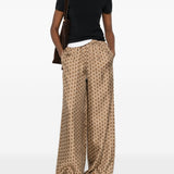Pantaloni Clarino a gamba ampia in marrone Maxmara - donna 