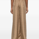 Pantaloni Clarino a gamba ampia in marrone Maxmara - donna 
