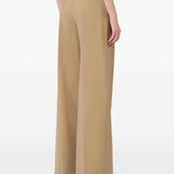 Pantaloni a gamba larga in marrone Maxmara - donna 