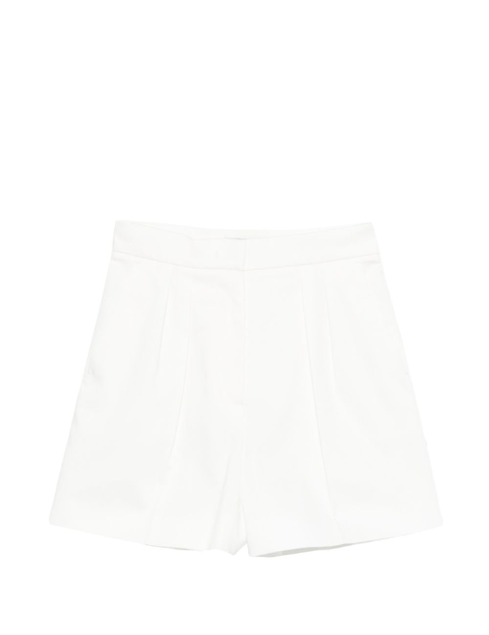Shorts con pieghe in bianco Maxmara - donna 
