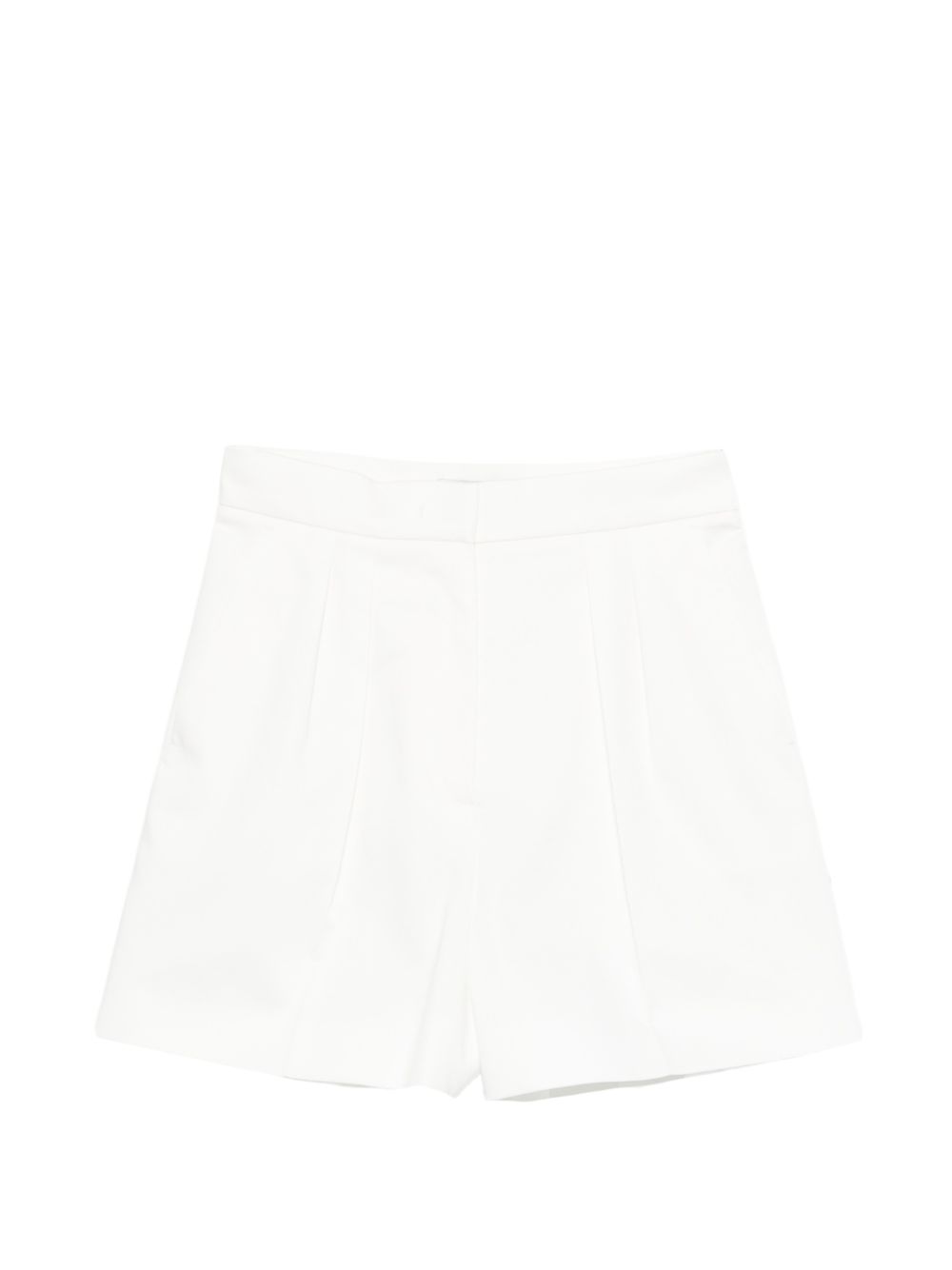 Shorts con pieghe in bianco Maxmara - donna 