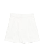 Shorts con pieghe in bianco Maxmara - donna 