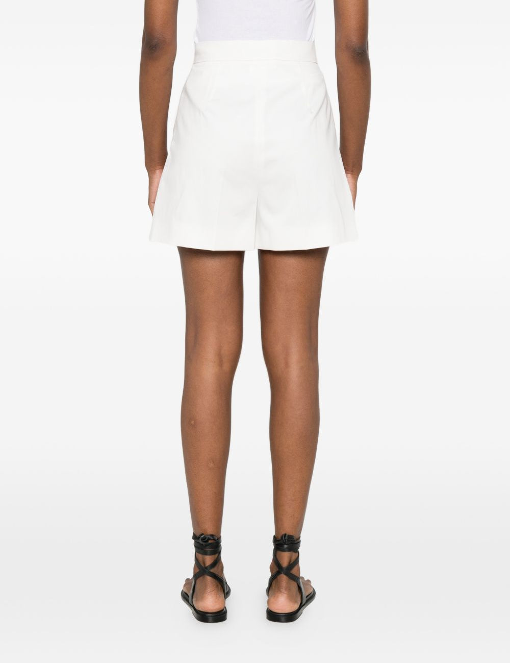 Shorts con pieghe in bianco Maxmara - donna 