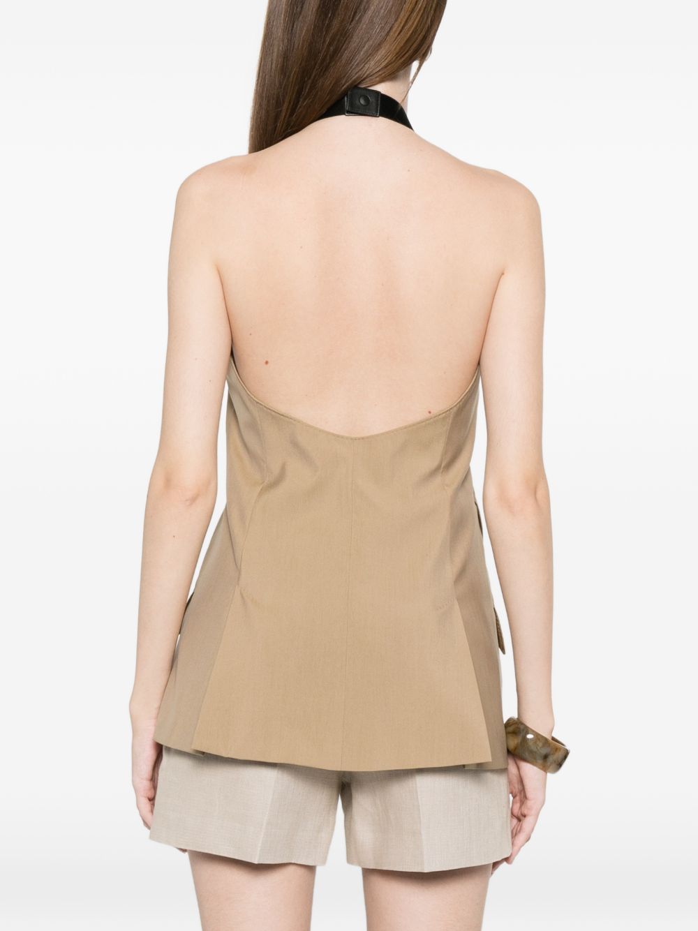 Gilet doppio petto nuraghe in beige Maxmara - donna 