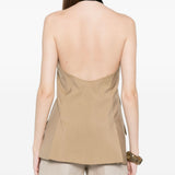 Gilet doppio petto nuraghe in beige Maxmara - donna 