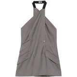 Gilet doppio petto cali  in grigio Maxmara - donna 