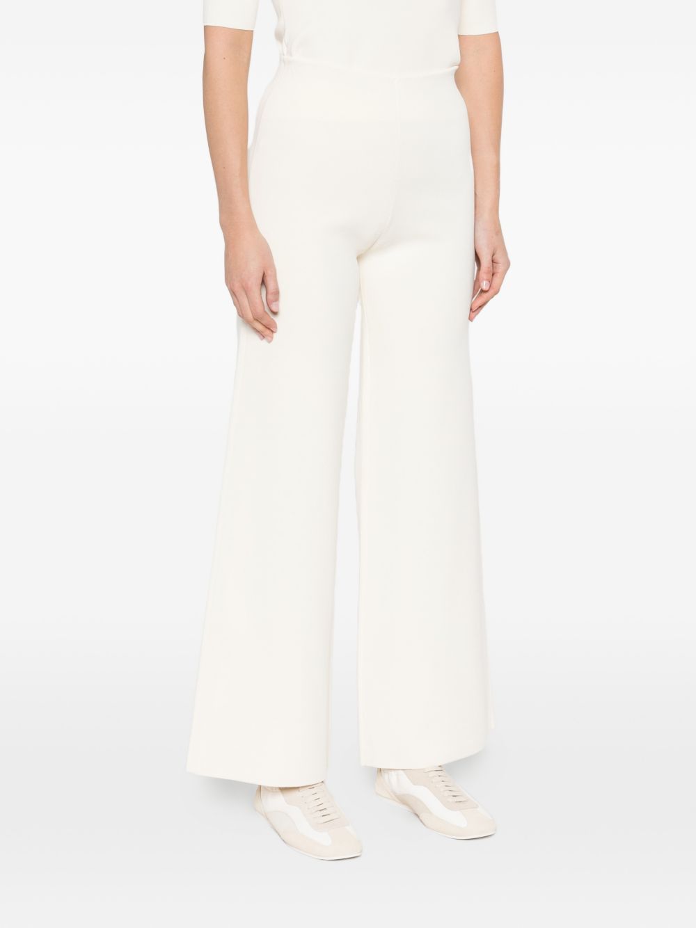 Pantaloni palazzo a gamba larga in bianco Maxmara - donna 