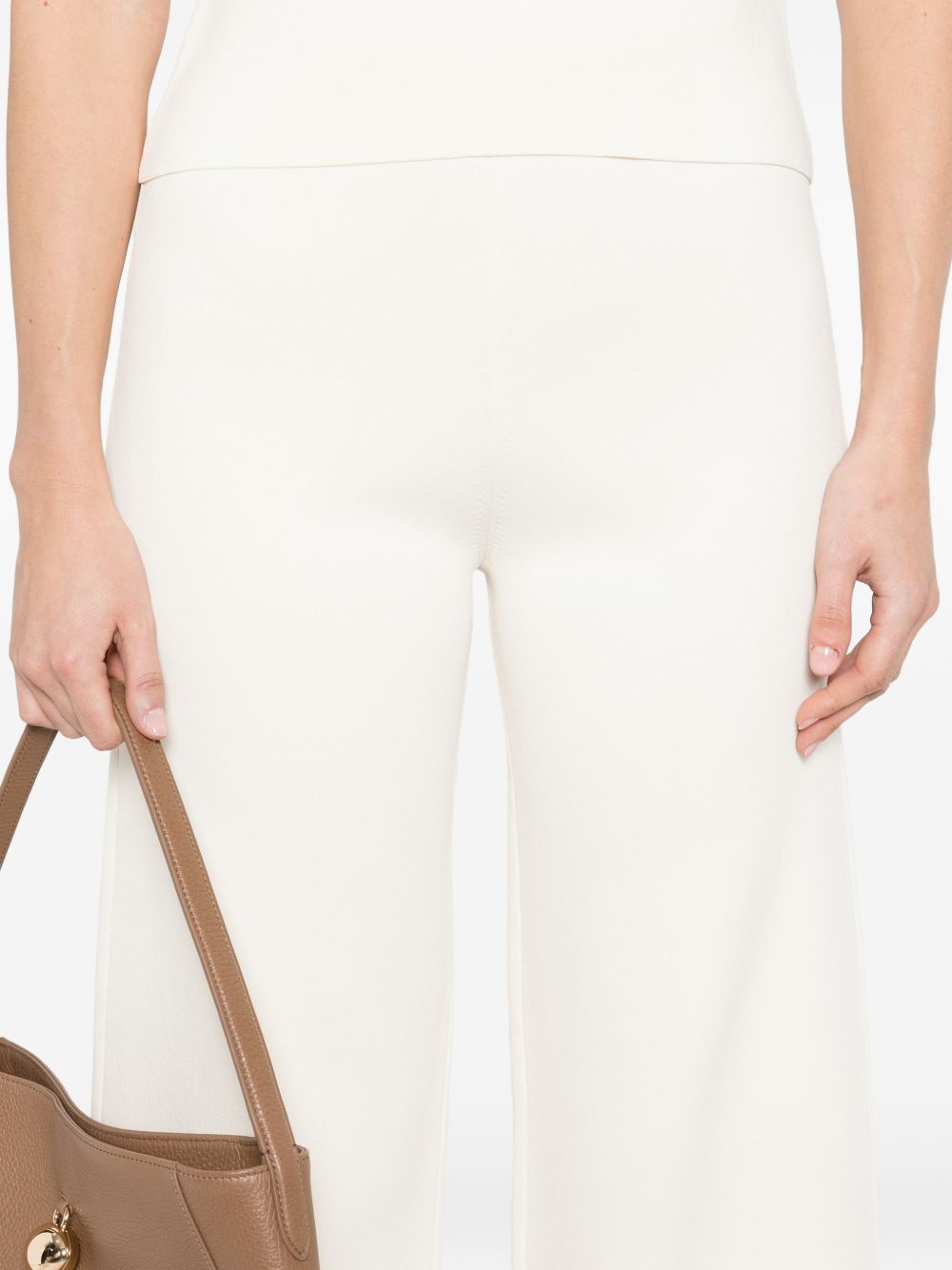 Pantaloni palazzo a gamba larga in bianco Maxmara - donna 
