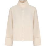 Cardigan con zip formato in bianco Maxmara - donna 