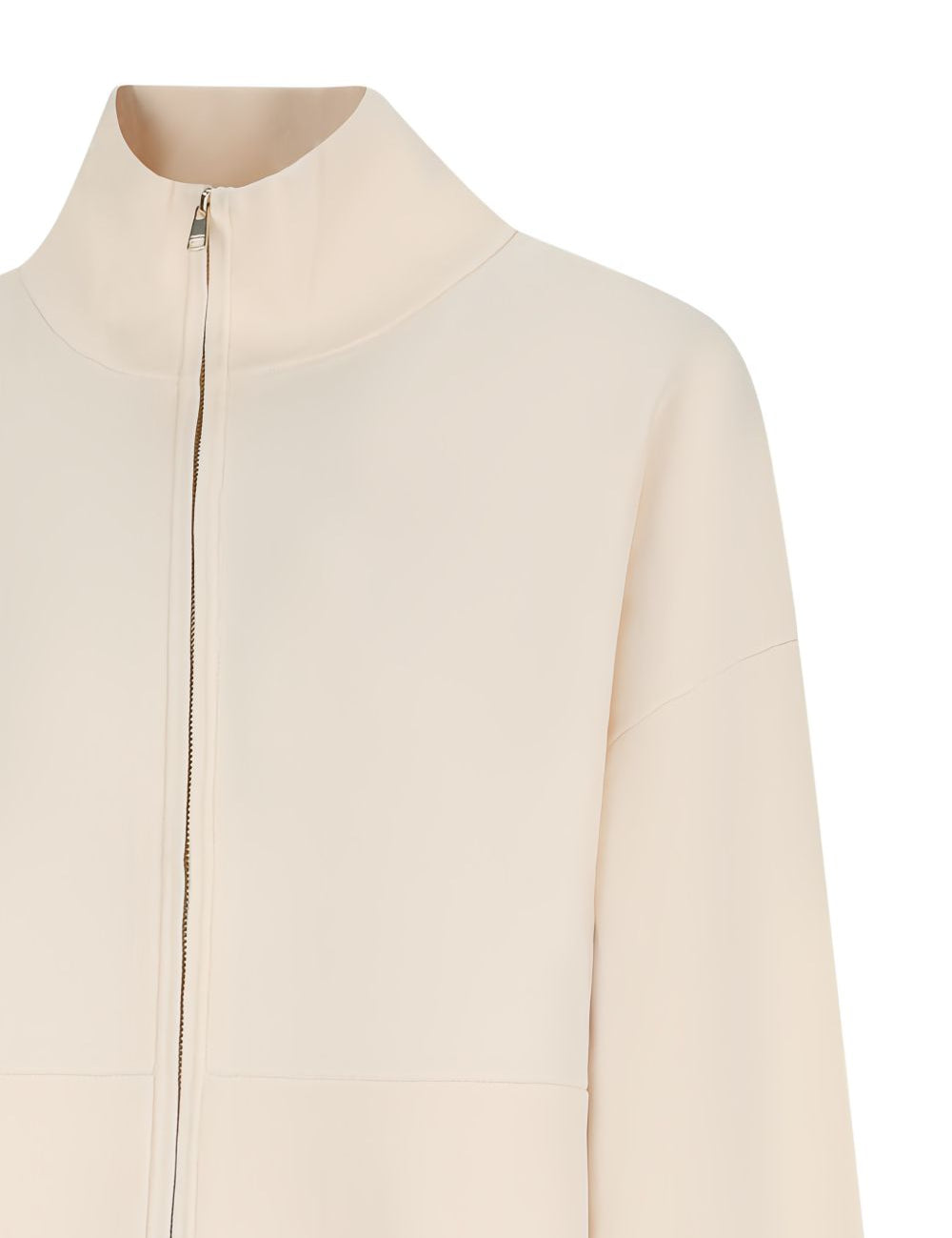 Cardigan con zip formato in bianco Maxmara - donna 