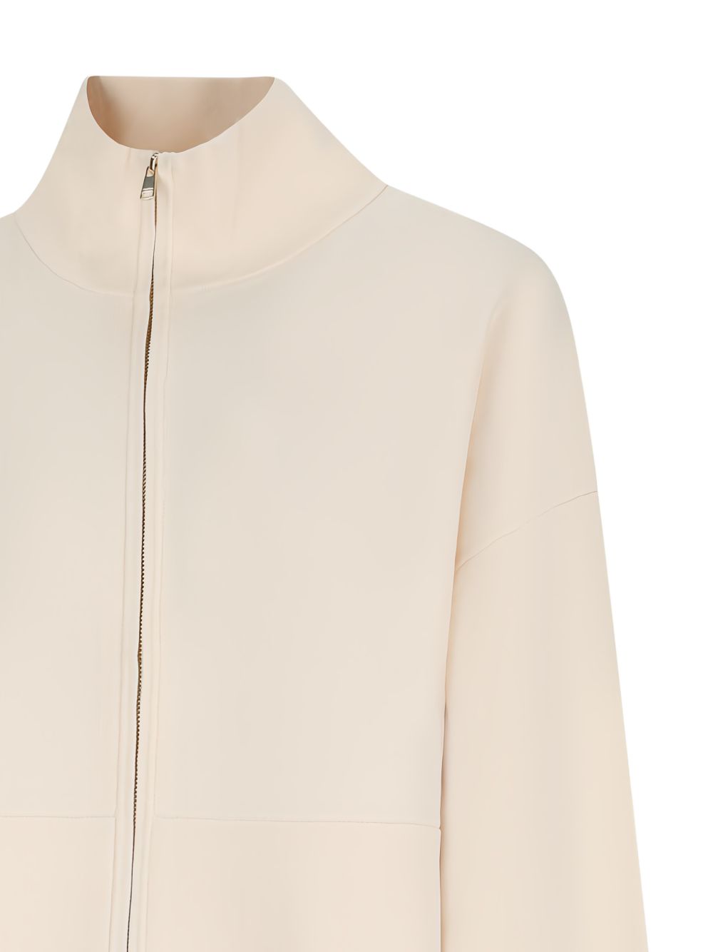 Cardigan con zip formato in bianco Maxmara - donna 